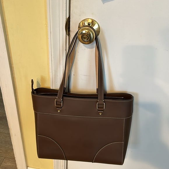 Brown Leather Tote Bag Women